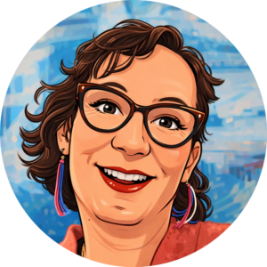 Liz Anders Cartoon Portrait